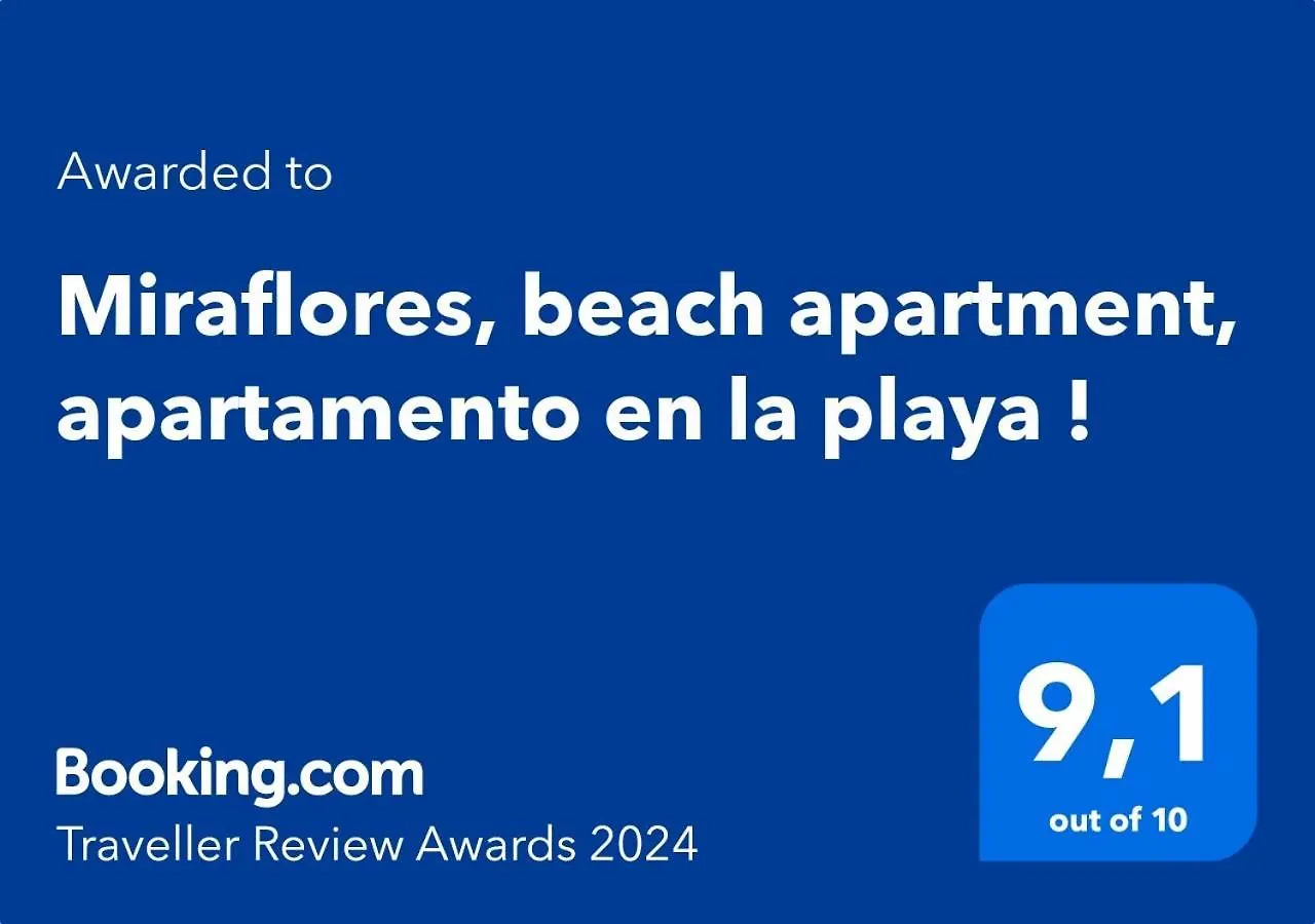 Apartment Miraflores, Beach Apartment, Apartamento En La Playa ! La Cala De Mijas